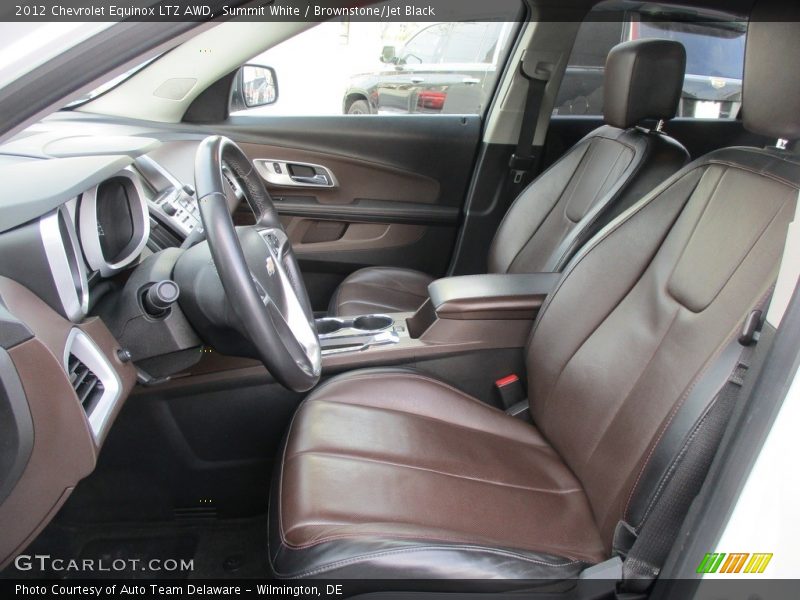 Summit White / Brownstone/Jet Black 2012 Chevrolet Equinox LTZ AWD