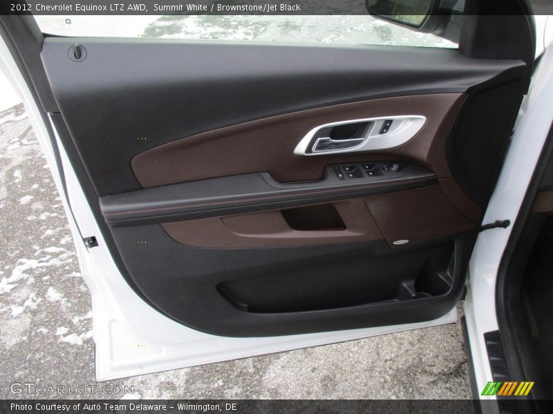Summit White / Brownstone/Jet Black 2012 Chevrolet Equinox LTZ AWD