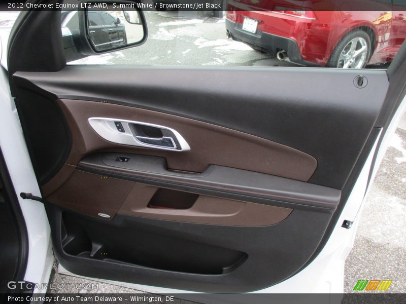 Summit White / Brownstone/Jet Black 2012 Chevrolet Equinox LTZ AWD
