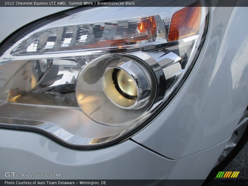 Summit White / Brownstone/Jet Black 2012 Chevrolet Equinox LTZ AWD