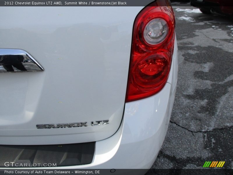 Summit White / Brownstone/Jet Black 2012 Chevrolet Equinox LTZ AWD