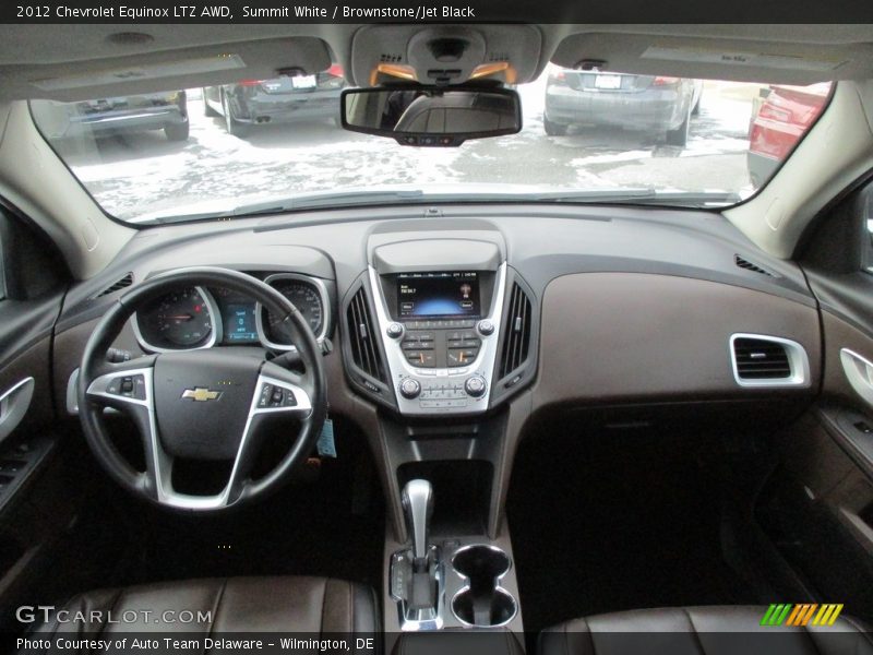 Summit White / Brownstone/Jet Black 2012 Chevrolet Equinox LTZ AWD