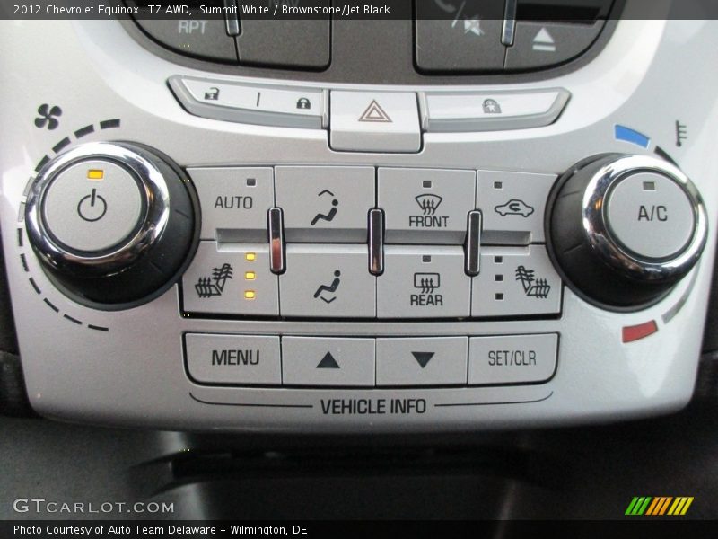 Summit White / Brownstone/Jet Black 2012 Chevrolet Equinox LTZ AWD