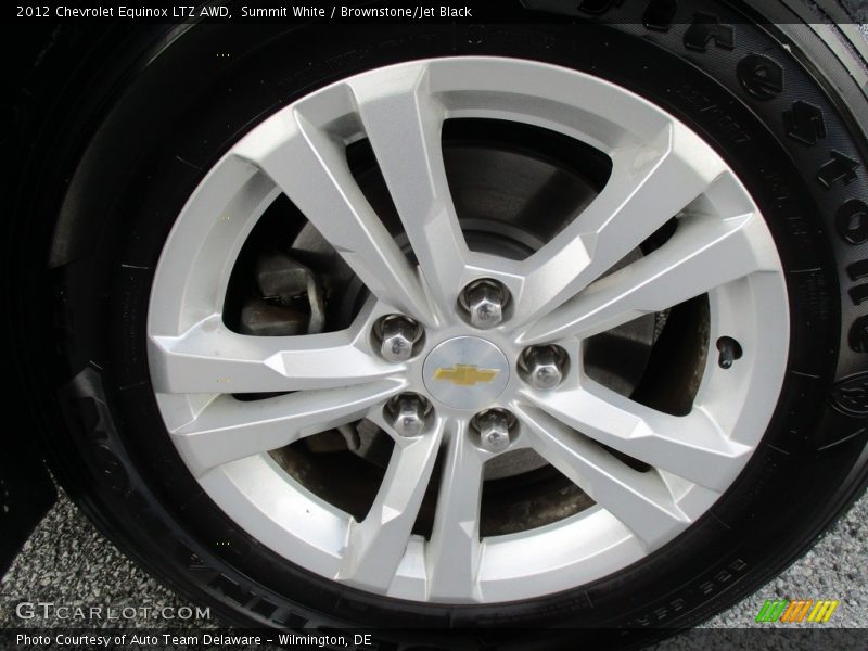 Summit White / Brownstone/Jet Black 2012 Chevrolet Equinox LTZ AWD