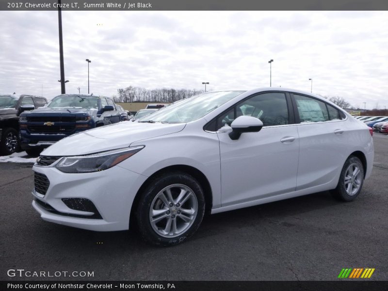 Summit White / Jet Black 2017 Chevrolet Cruze LT