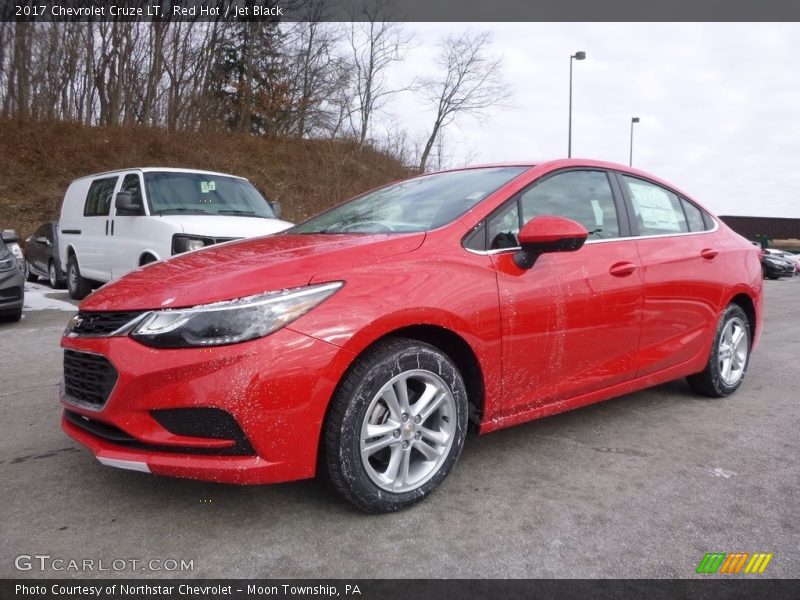 Red Hot / Jet Black 2017 Chevrolet Cruze LT