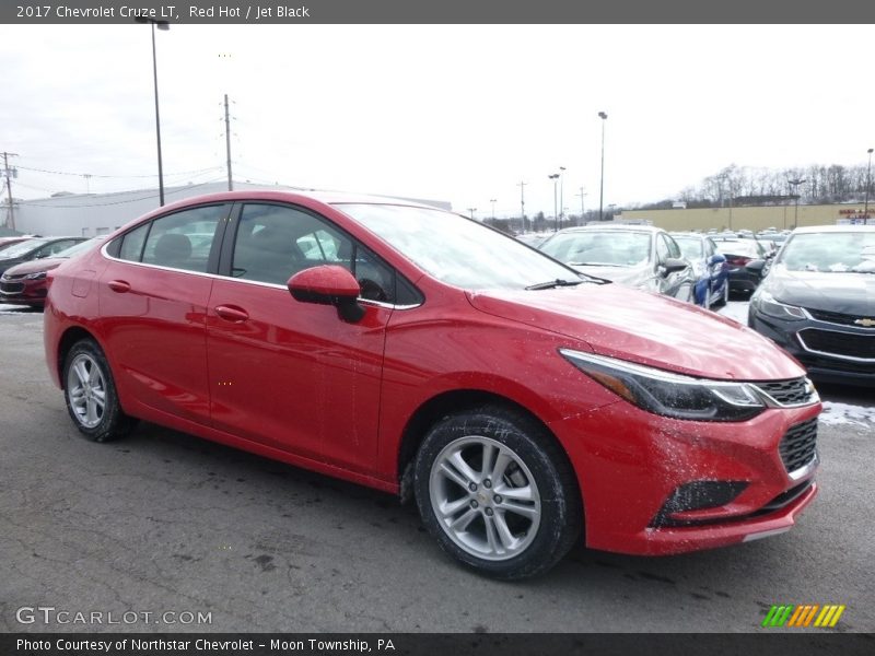 Red Hot / Jet Black 2017 Chevrolet Cruze LT