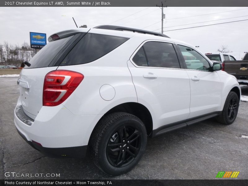 Summit White / Jet Black 2017 Chevrolet Equinox LT AWD