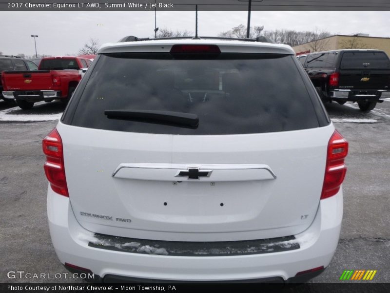 Summit White / Jet Black 2017 Chevrolet Equinox LT AWD