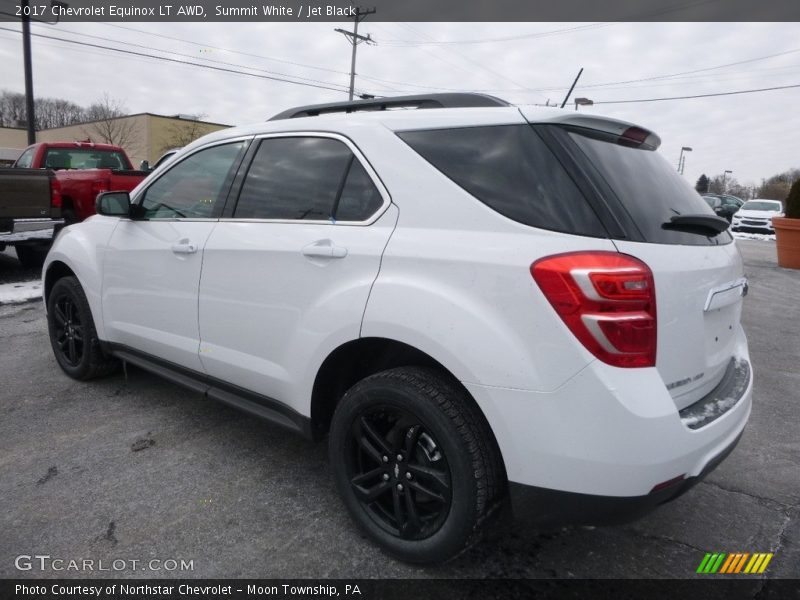 Summit White / Jet Black 2017 Chevrolet Equinox LT AWD