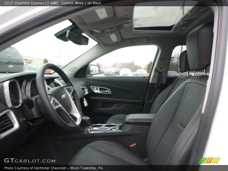 Summit White / Jet Black 2017 Chevrolet Equinox LT AWD
