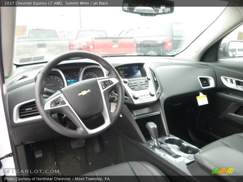 Summit White / Jet Black 2017 Chevrolet Equinox LT AWD