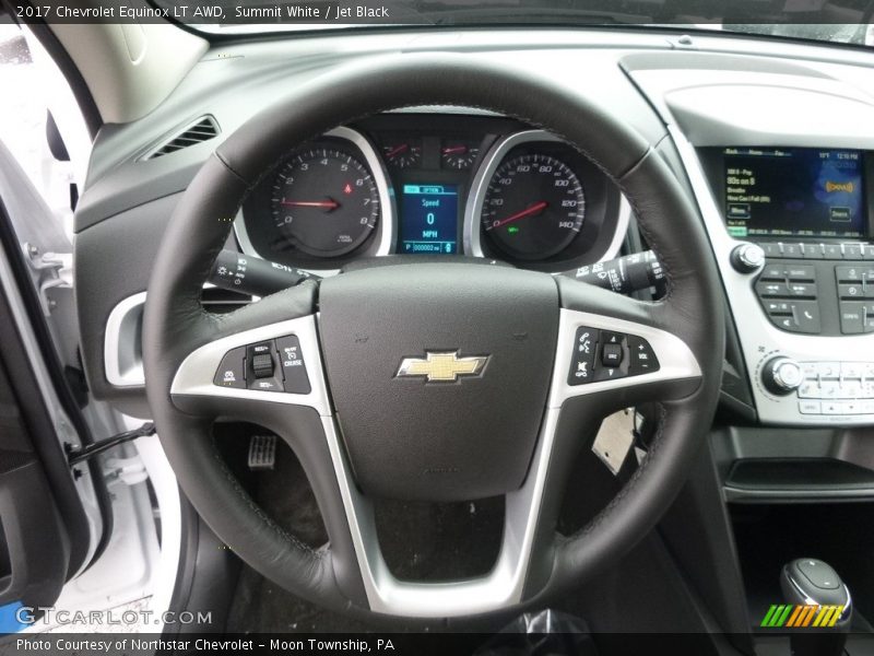 Summit White / Jet Black 2017 Chevrolet Equinox LT AWD