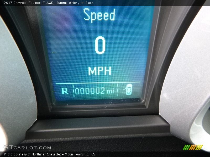 Summit White / Jet Black 2017 Chevrolet Equinox LT AWD