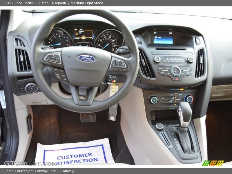 Magnetic / Medium Light Stone 2017 Ford Focus SE Hatch