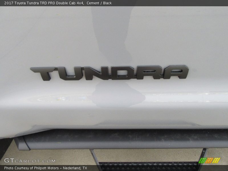 Cement / Black 2017 Toyota Tundra TRD PRO Double Cab 4x4