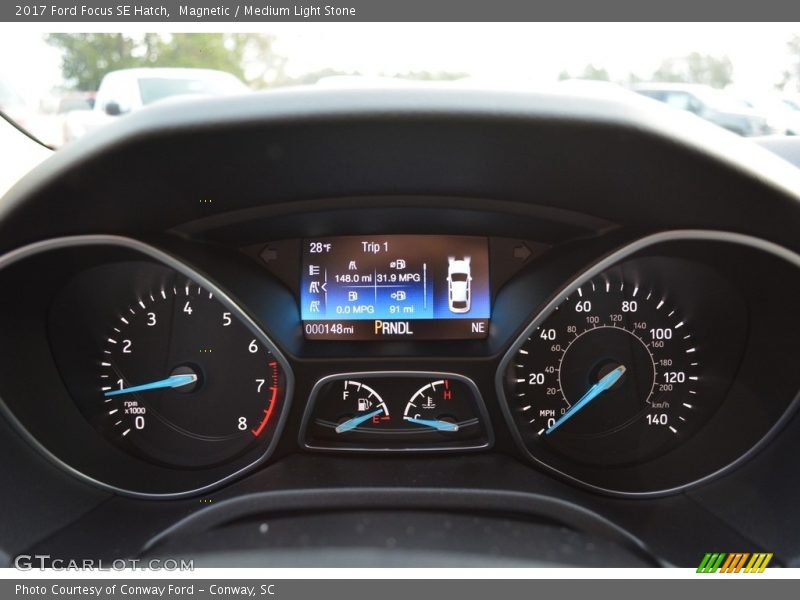 Magnetic / Medium Light Stone 2017 Ford Focus SE Hatch