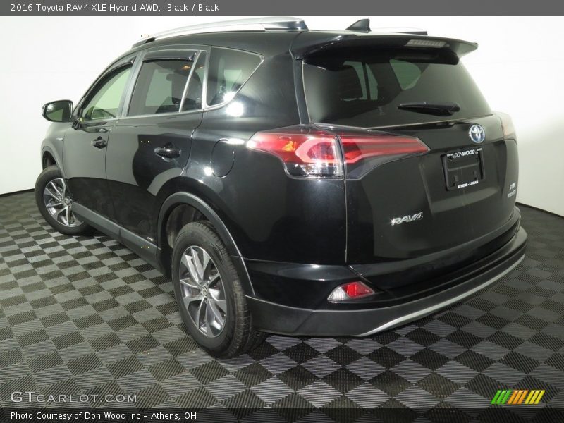 Black / Black 2016 Toyota RAV4 XLE Hybrid AWD