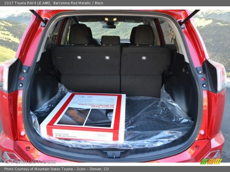 Barcelona Red Metallic / Black 2017 Toyota RAV4 LE AWD