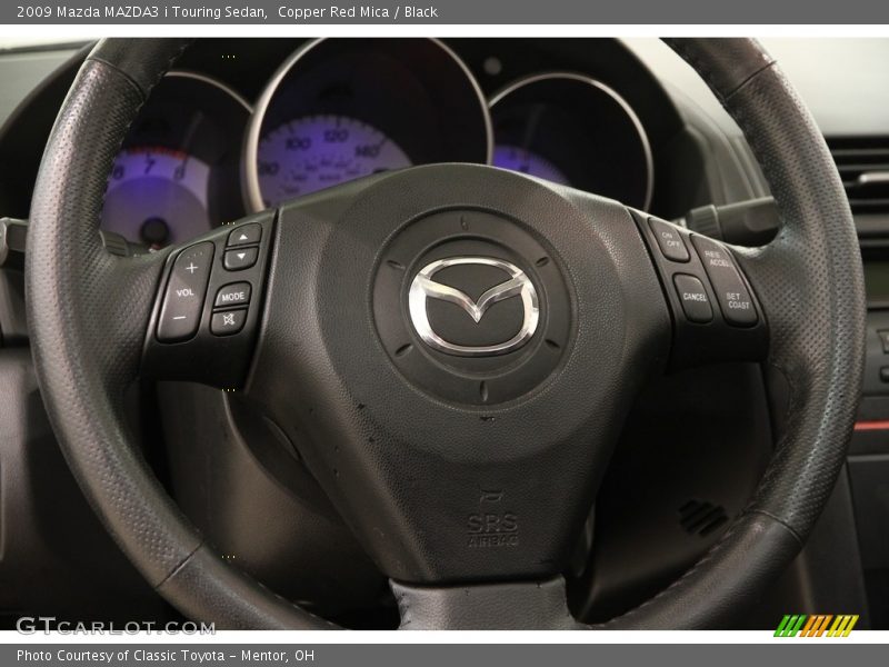 Copper Red Mica / Black 2009 Mazda MAZDA3 i Touring Sedan