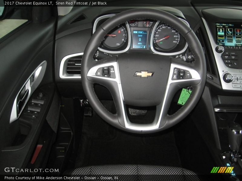 Siren Red Tintcoat / Jet Black 2017 Chevrolet Equinox LT