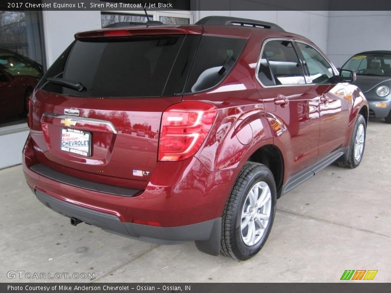 Siren Red Tintcoat / Jet Black 2017 Chevrolet Equinox LT