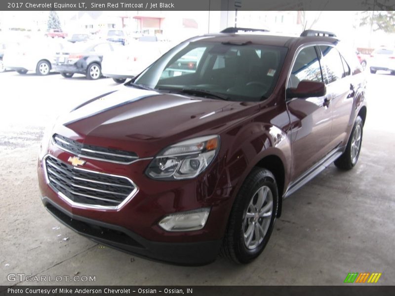Siren Red Tintcoat / Jet Black 2017 Chevrolet Equinox LT