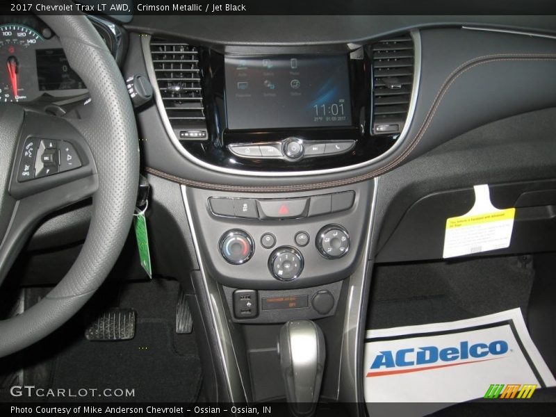 Crimson Metallic / Jet Black 2017 Chevrolet Trax LT AWD