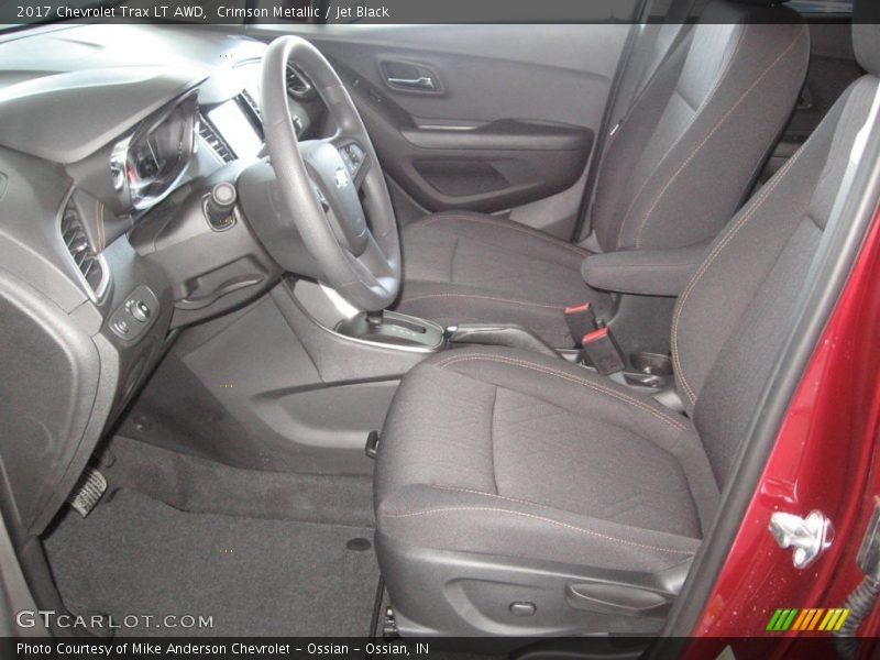 Crimson Metallic / Jet Black 2017 Chevrolet Trax LT AWD