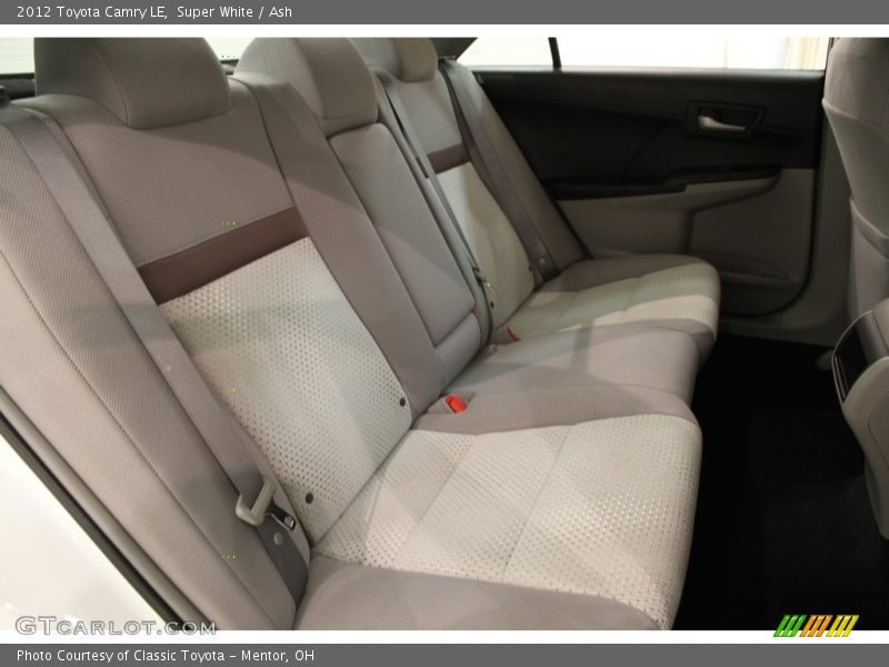 Super White / Ash 2012 Toyota Camry LE