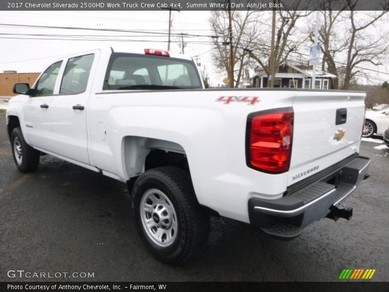 Summit White / Dark Ash/Jet Black 2017 Chevrolet Silverado 2500HD Work Truck Crew Cab 4x4