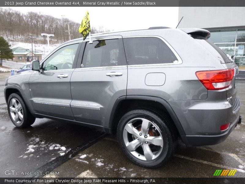 Mineral Gray Metallic / New Saddle/Black 2013 Jeep Grand Cherokee Overland 4x4