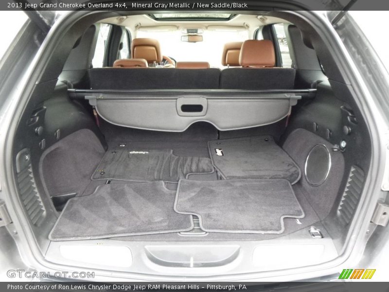 Mineral Gray Metallic / New Saddle/Black 2013 Jeep Grand Cherokee Overland 4x4