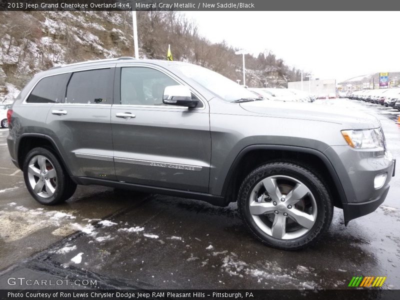 Mineral Gray Metallic / New Saddle/Black 2013 Jeep Grand Cherokee Overland 4x4