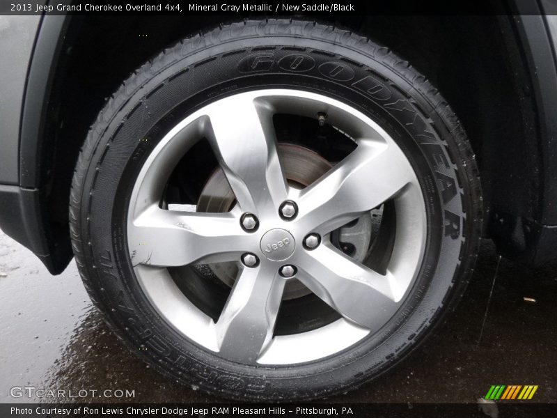 Mineral Gray Metallic / New Saddle/Black 2013 Jeep Grand Cherokee Overland 4x4