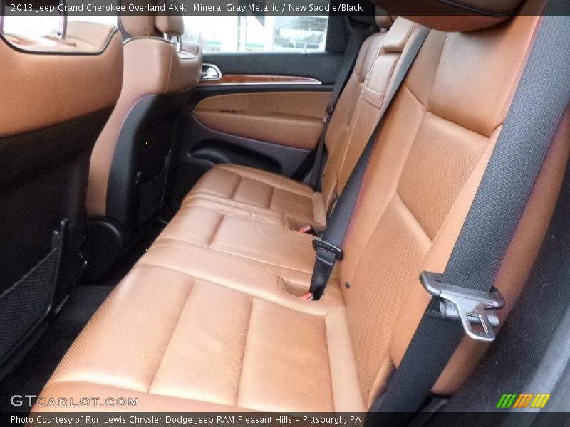 Mineral Gray Metallic / New Saddle/Black 2013 Jeep Grand Cherokee Overland 4x4