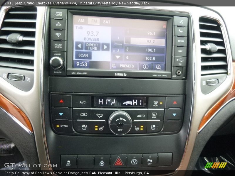 Mineral Gray Metallic / New Saddle/Black 2013 Jeep Grand Cherokee Overland 4x4