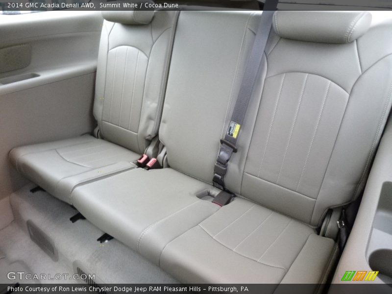 Summit White / Cocoa Dune 2014 GMC Acadia Denali AWD