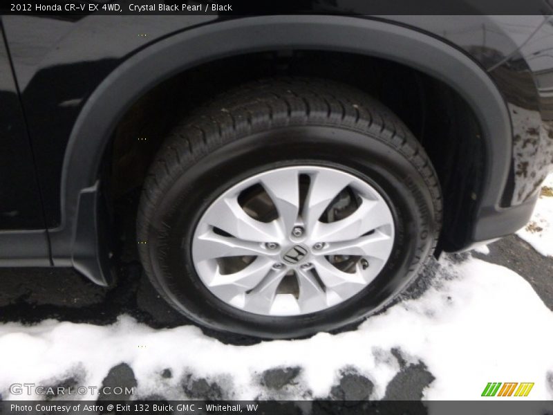 Crystal Black Pearl / Black 2012 Honda CR-V EX 4WD