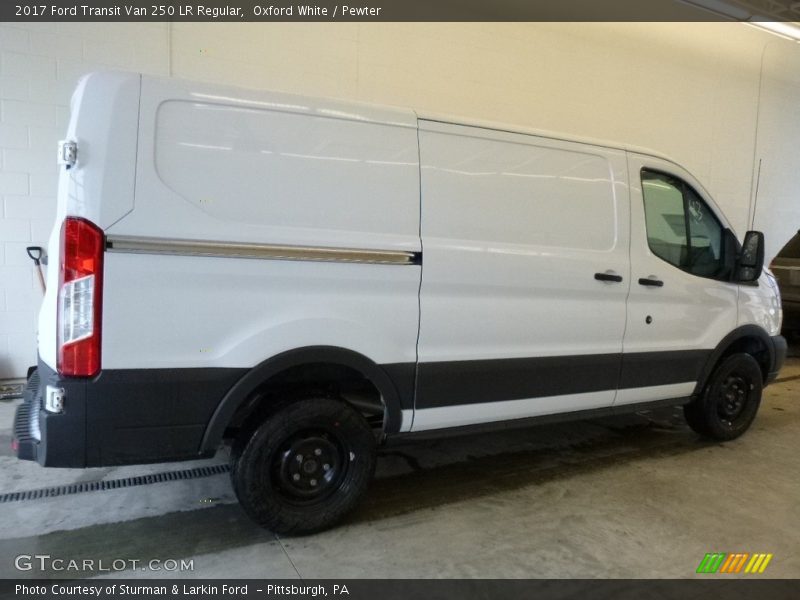 Oxford White / Pewter 2017 Ford Transit Van 250 LR Regular