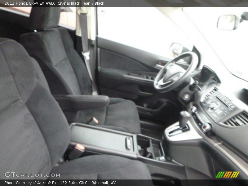 Crystal Black Pearl / Black 2012 Honda CR-V EX 4WD
