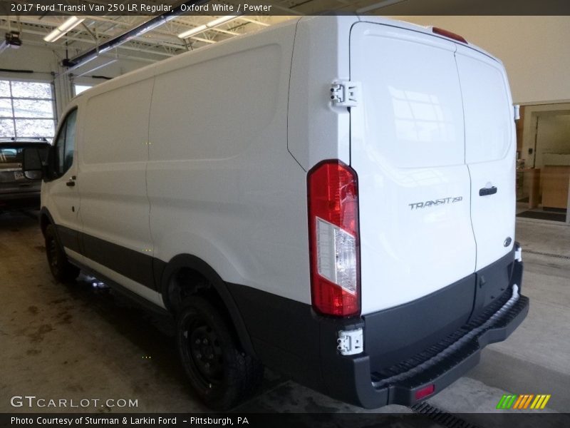 Oxford White / Pewter 2017 Ford Transit Van 250 LR Regular
