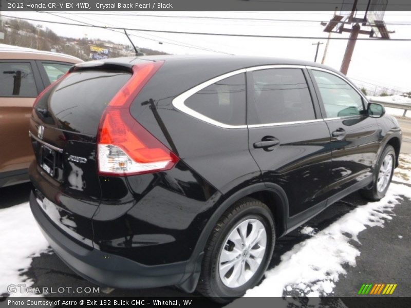 Crystal Black Pearl / Black 2012 Honda CR-V EX 4WD