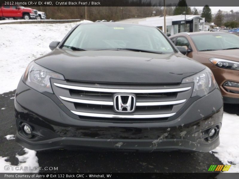 Crystal Black Pearl / Black 2012 Honda CR-V EX 4WD
