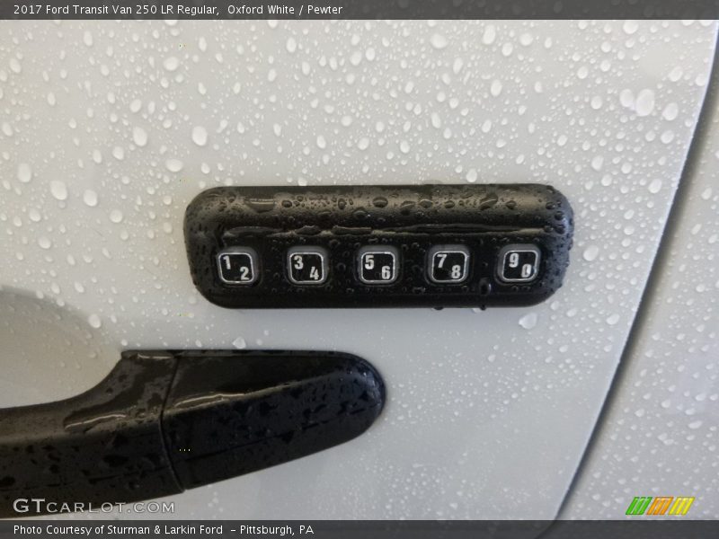 Oxford White / Pewter 2017 Ford Transit Van 250 LR Regular