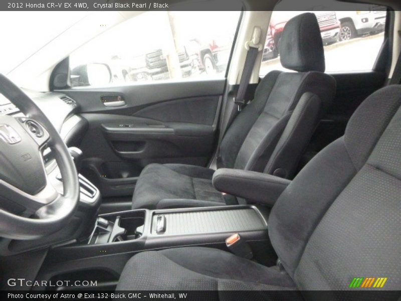 Crystal Black Pearl / Black 2012 Honda CR-V EX 4WD