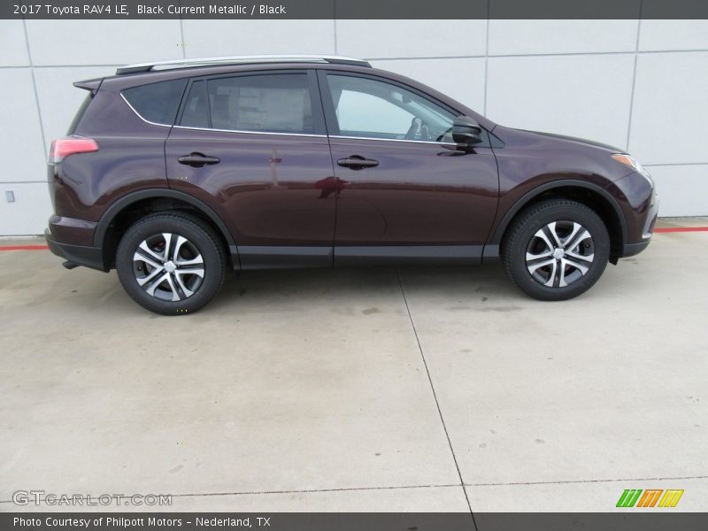 Black Current Metallic / Black 2017 Toyota RAV4 LE