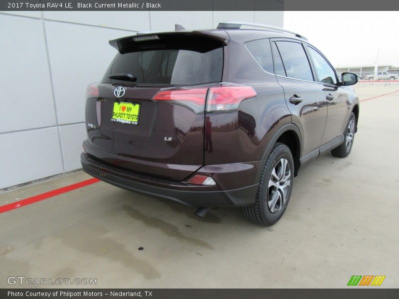 Black Current Metallic / Black 2017 Toyota RAV4 LE