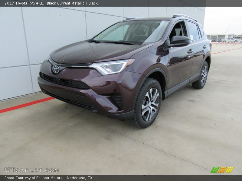 Black Current Metallic / Black 2017 Toyota RAV4 LE