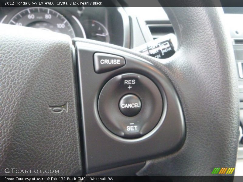 Crystal Black Pearl / Black 2012 Honda CR-V EX 4WD